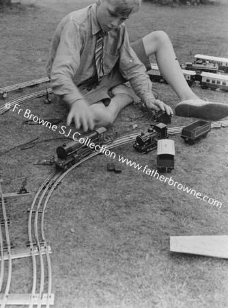 JOHN TAYLOR WITH MODEL TRAIN